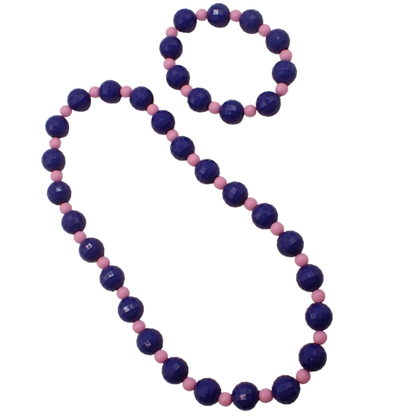 Children's Plastic Bead Necklace & Bracelet Sets